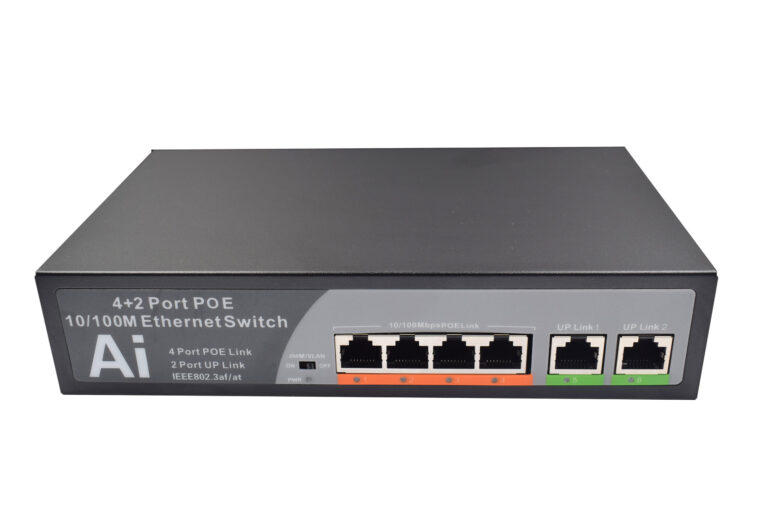 6 Port 100M AI PoE Switch