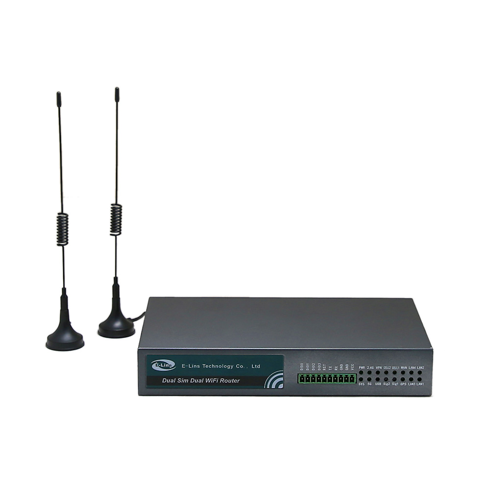 H700 Dual SIM 4G CAT12 Router with dual band Wi-Fi