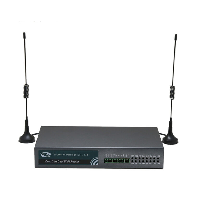 H700tt-Cat6-W Dual LTE 4G Cat6 Router with Dual Band WiFi and Dual Serial Ports