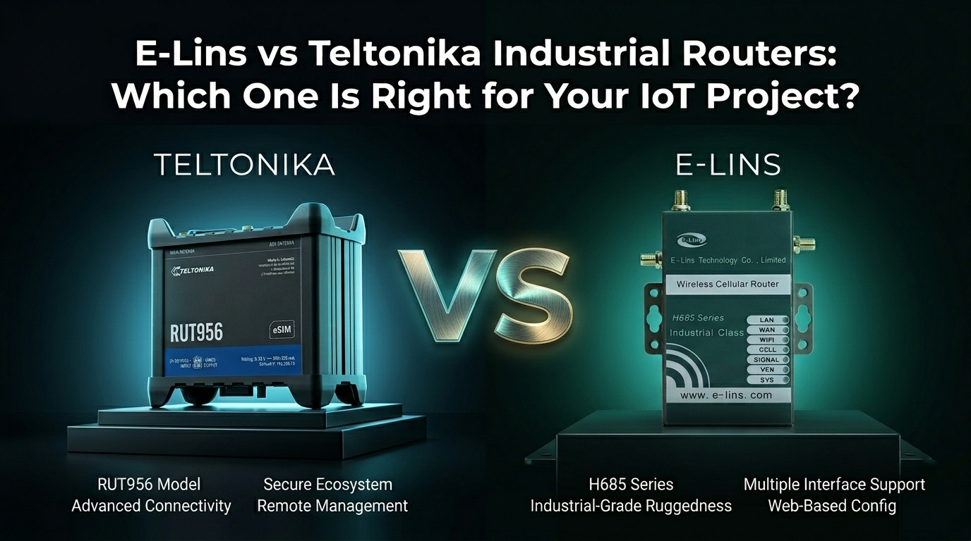 E-Lins vs Teltonika: 5 Industrial Routers Compared