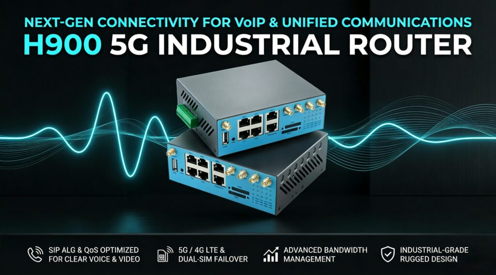 5G router for VoIP and unified communications